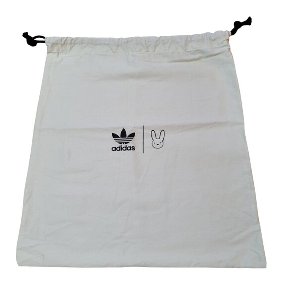 Adidas x Bad Bunny Dust Bag Cotton Empty Drawstring Travel Forum Response Cream - Picture 1 of 9
